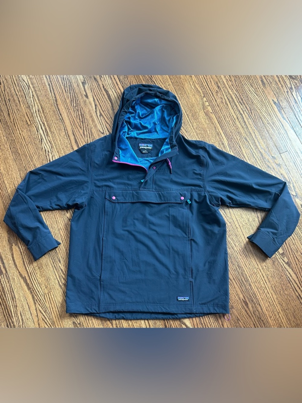 Patagonia Navy Blue Pullover Anorak Jacket